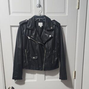 Nine West Black Moto Jacket